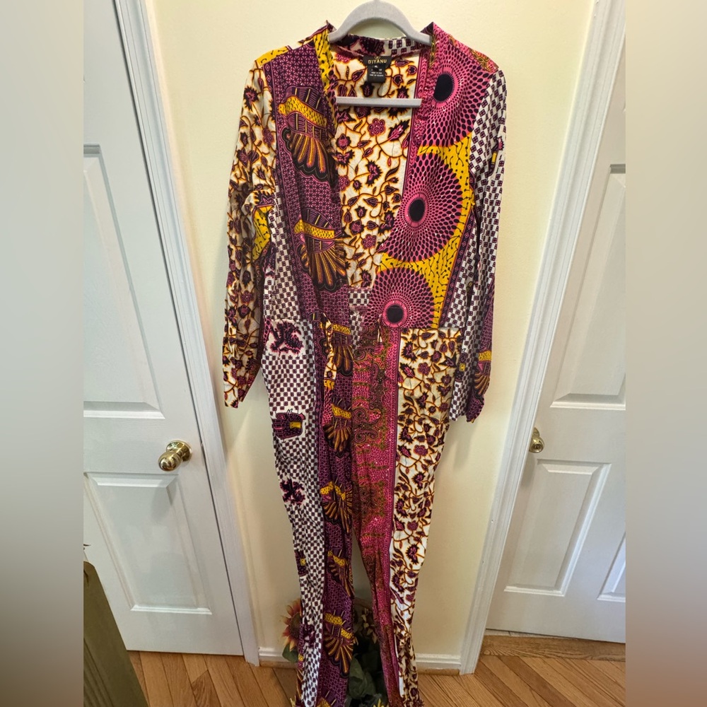 D’iyanu Vibrant Patterned Jumpsuit